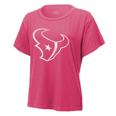 C.J. Stroud Houston Texans Majestic Threads Women's Name & Number T-Shirt Pink