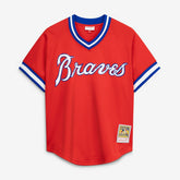 Dale Murphy Atlanta Braves Mitchell & Ness Cooperstown Collection Mesh Batting Practice Jersey - Red - Mitchell & Ness Lifestyle