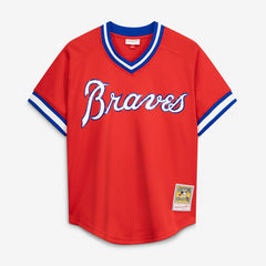 Dale Murphy Atlanta Braves Mitchell & Ness Cooperstown Collection Mesh Batting Practice Jersey - Red - Mitchell & Ness Lifestyle