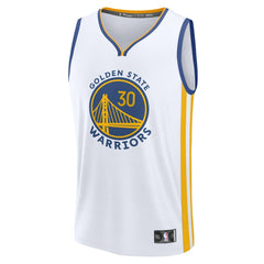 Stephen Curry Golden State Warriors Fast Break Replica Jersey for sale Association Editi- White | Fanatics US