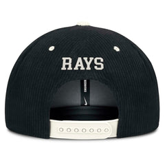 Tampa Bay Rays Nike Pro Corduroy Structured Snapback Hat - Black - Nike Lifestyle