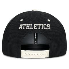 Athletics Nike Pro Corduroy Structured Snapback Hat - Black - Nike Discount