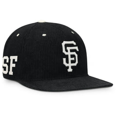 San Francisco Giants Nike Pro Corduroy Structured Snapback Hat - Black - Nike Discount
