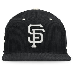 San Francisco Giants Nike Pro Corduroy Structured Snapback Hat - Black - Nike Discount