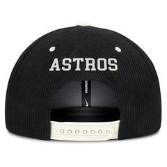 Houston Astros Nike Pro Corduroy Structured Snapback Hat - Black - Nike Lifestyle