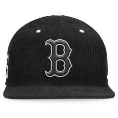 Boston Red Sox Nike Pro Corduroy Structured Snapback Hat - Black - Nike Discount