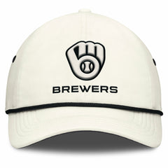 Milwaukee Brewers Nike Club Adjustable Hat - Stone - Nike Discount