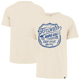 Toronto Maple Leafs '47 Poke Check Franklin T-Shirt - Cream - NHL 202209312