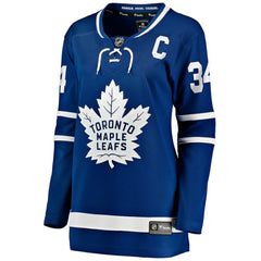 Auston Matthews Toronto Maple Leafs Fanatics Women's Captain Patch Home Breakaway Player Jersey - Blue - NHL 202211387