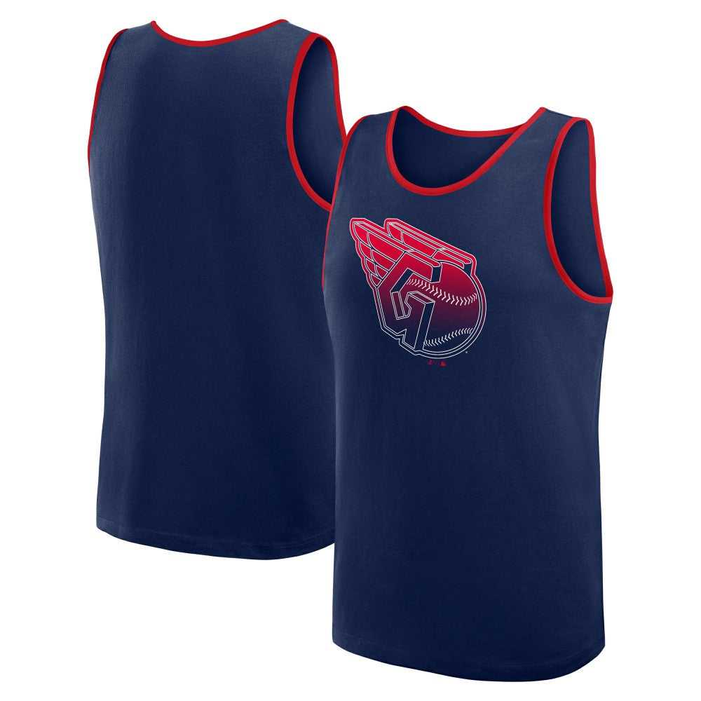 Cleveland Guardians Logo Athletic Unmatched Success Tank Top - Navy - MLB Lifestyle