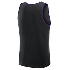 Colorado Rockies Logo Athletic Unmatched Success Tank Top - Black - MLB Discount