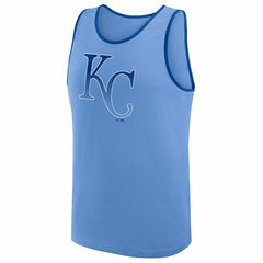 Kansas City Royals Logo Athletic Unmatched Success Tank Top - Light Blue - MLB Lifestyle
