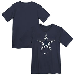 Nike Dallas Cowboys Preschool Primary Logo Legend Performance T-Shirt Navy