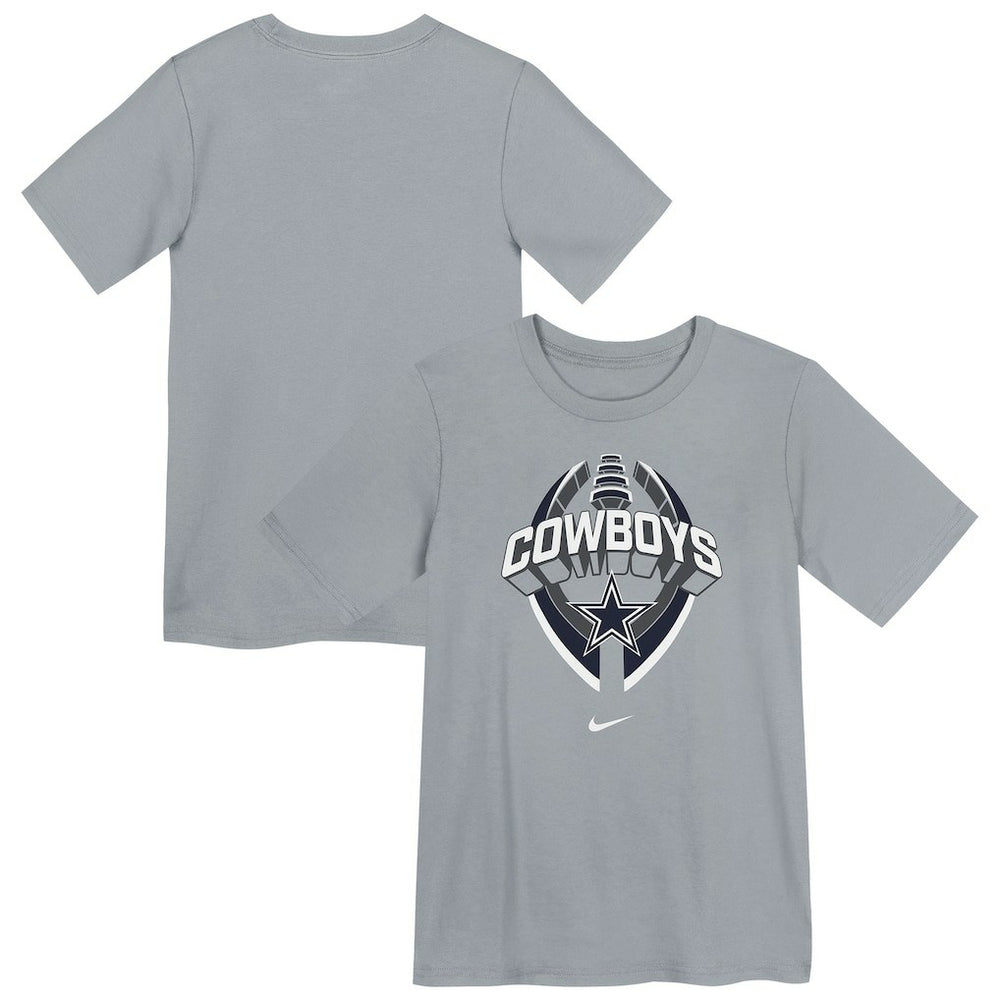 Nike Dallas Cowboys Preschool Icon Legend Dri-FIT T-Shirt Gray
