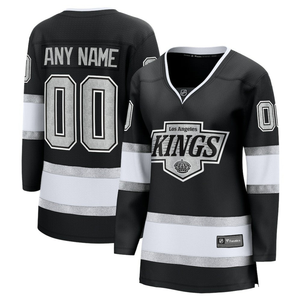 Los Angeles Kings Fanatics Women's Home Breakaway Custom Jersey - Black - NHL 202213068
