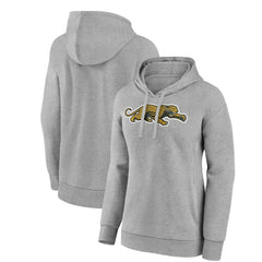 Jacksonville Jaguars Women's Classic Logo Pullover Hoodie Gray