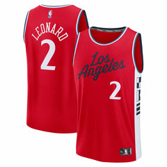 Kawhi Leonard LA Clippers Youth Fast Break Replica Player Jersey Statement Edition Red | Fanatics