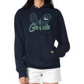 Vancouver Canucks G-III 4Her by Carl Banks Women's Animal Print Heart Fleece Pullover Hoodie - Navy - NHL 202213956