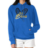 St. Louis Blues G-III 4Her by Carl Banks Women's Animal Print Heart Fleece Pullover Hoodie - Blue - NHL 202213979
