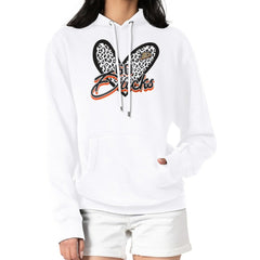 Anaheim Ducks G-III 4Her by Carl Banks Women's Animal Print Heart Fleece Pullover Hoodie - White - NHL 202213989