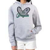 Vancouver Canucks G-III 4Her by Carl Banks Women's Animal Print Heart Fleece Pullover Hoodie - Heather Gray - NHL 202214002