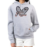 Philadelphia Flyers G-III 4Her by Carl Banks Women's Animal Print Heart Fleece Pullover Hoodie - Heather Gray - NHL 202214016