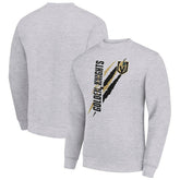 Vegas Golden Knights Starter Color Scratch Pullover Sweatshirt - Heather Gray - NHL 202215713