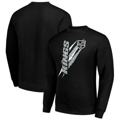 Los Angeles Kings Starter Color Scratch Pullover Sweatshirt - Black - NHL 202215734