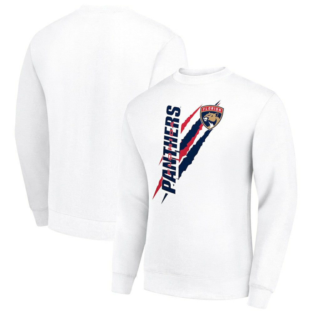 Florida Panthers Starter Color Scratch Pullover Sweatshirt - White - NHL 202215767