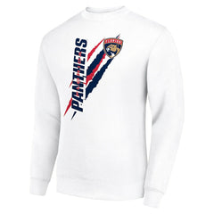 Florida Panthers Starter Color Scratch Pullover Sweatshirt - White - NHL 202215767