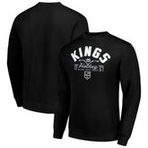 Los Angeles Kings Starter Stick And Puck Logo Fleece Pullover Sweatshirt - Black - NHL 202215882