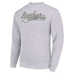 Anaheim Ducks Starter Tailsweep City Pullover Sweatshirt - Heather Gray - NHL 202215916