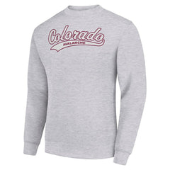 Colorado Avalanche Starter Tailsweep City Pullover Sweatshirt - Heather Gray - NHL 202215929