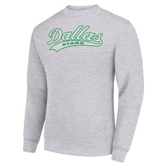 Dallas Stars Starter Tailsweep City Pullover Sweatshirt - Heather Gray - NHL 202215933