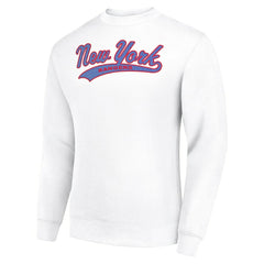 New York Rangers Starter Tailsweep City Pullover Sweatshirt - White - NHL 202215937