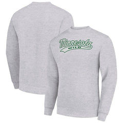 Minnesota Wild Starter Tailsweep City Pullover Sweatshirt - Heather Gray - NHL 202215941