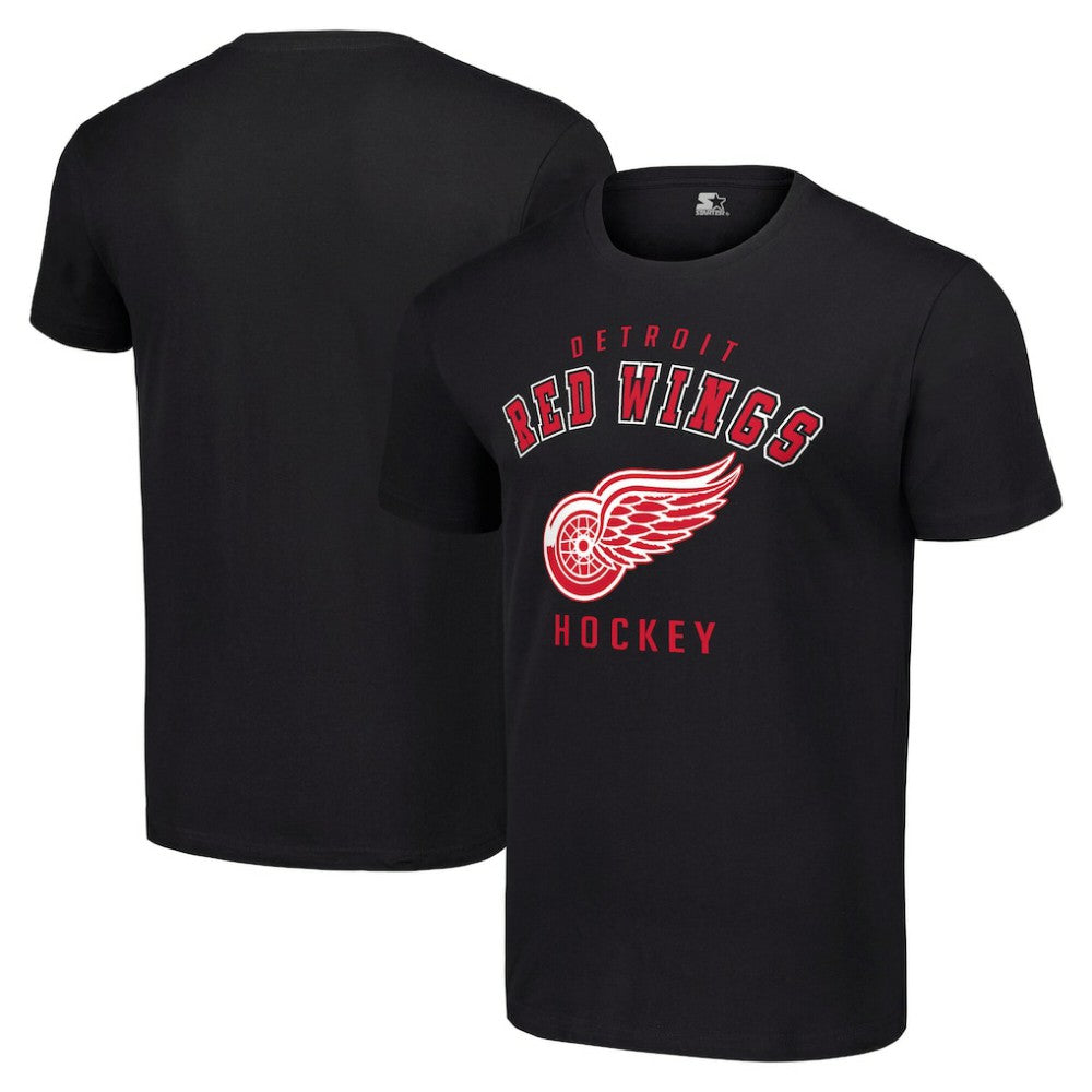 Detroit Red Wings Starter Logo T-Shirt - Black - NHL 202216137