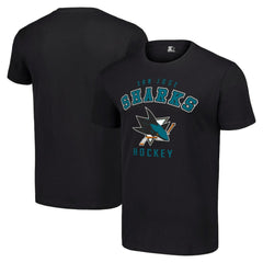San Jose Sharks Starter Logo T-Shirt - Black - NHL 202216145