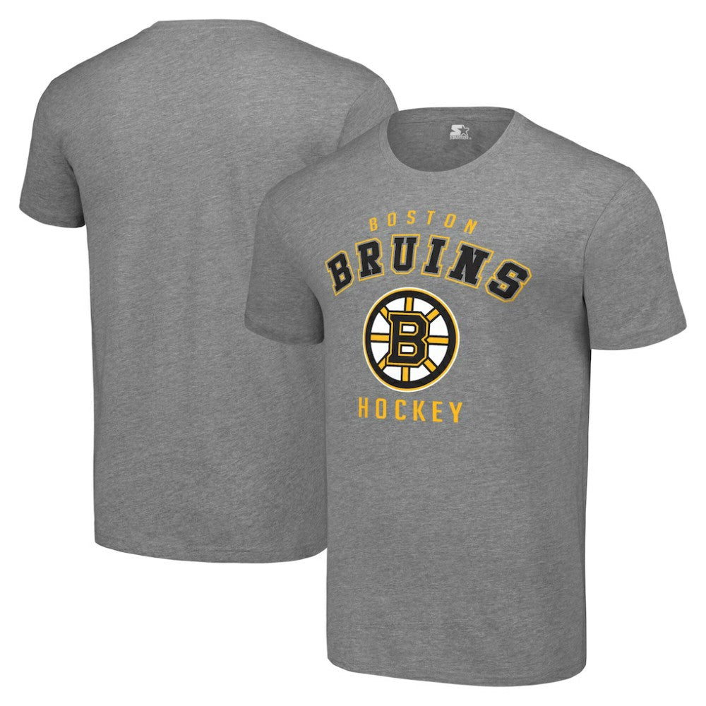 Boston Bruins Starter Logo T-Shirt - Heather Gray - NHL 202216149