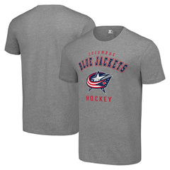 Columbus Blue Jackets Starter Logo T-Shirt - Heather Gray - NHL 202216155