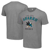 San Jose Sharks Starter Logo T-Shirt - Heather Gray - NHL 202216171