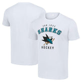 San Jose Sharks Starter Logo T-Shirt - White - NHL 202216188