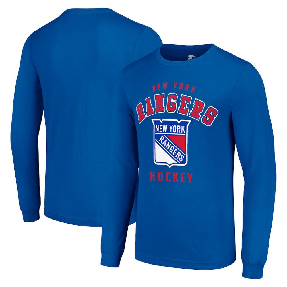 New York Rangers Starter Logo Long Sleeve T-Shirt - Royal - NHL 202216200