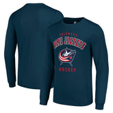 Columbus Blue Jackets Starter Logo Long Sleeve T-Shirt - Navy - NHL 202216201