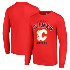 Calgary Flames Starter Logo Long Sleeve T-Shirt - Red - NHL 202216203