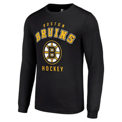 Boston Bruins Starter Logo Long Sleeve T-Shirt - Black - NHL 202216205