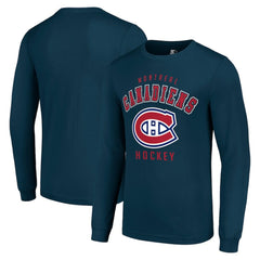 Montreal Canadiens Starter Logo Long Sleeve T-Shirt - Navy - NHL 202216206