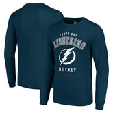 Tampa Bay Lightning Starter Logo Long Sleeve T-Shirt - Navy - NHL 202216213