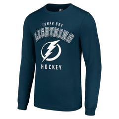 Tampa Bay Lightning Starter Logo Long Sleeve T-Shirt - Navy - NHL 202216213