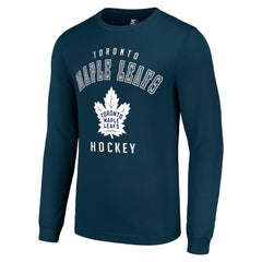 Toronto Maple Leafs Starter Logo Long Sleeve T-Shirt - Navy - NHL 202216215